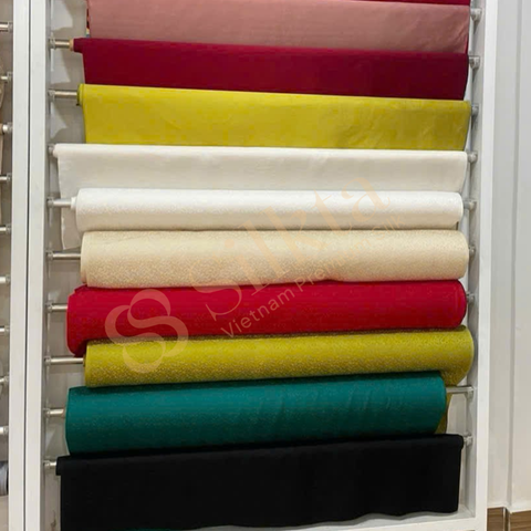 Vải lụa Twill (chéo) 22mm - lụa tơ tằm tự nhiên 100% Made in Vietnam
