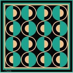 Dư âm của nhịp điệu  - “The Echo of Rhythm” Silk Scarf