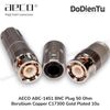 aeco ABC-1451 BNC Plug 50 Ohm - Gold Plated 10u (2 pcs)
