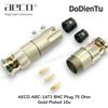 aeco ABC-1471 BNC Plug 75 Ohm - Gold Plated 10u (2 pcs)