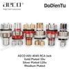 aeco ARJ-4045 (R) RCA Jack - Rhodium Plated (2 pcs)