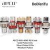 aeco ARJ-4045 (S) RCA Jack - Silver Plated 120u (2 pcs)