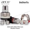 aeco ARJ-4045 (R) RCA Jack - Rhodium Plated (2 pcs)