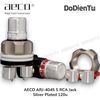 aeco ARJ-4045 (S) RCA Jack - Silver Plated 120u (2 pcs)