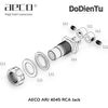 aeco ARJ-4045 (S) RCA Jack - Silver Plated 120u (2 pcs)
