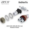 aeco ARJ-4045 (R) RCA Jack - Rhodium Plated (2 pcs)