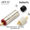 aeco ARP-1512 (G) RCA Plug - Tellurium Copper Gold Plated Ø11mm (4 pcs)