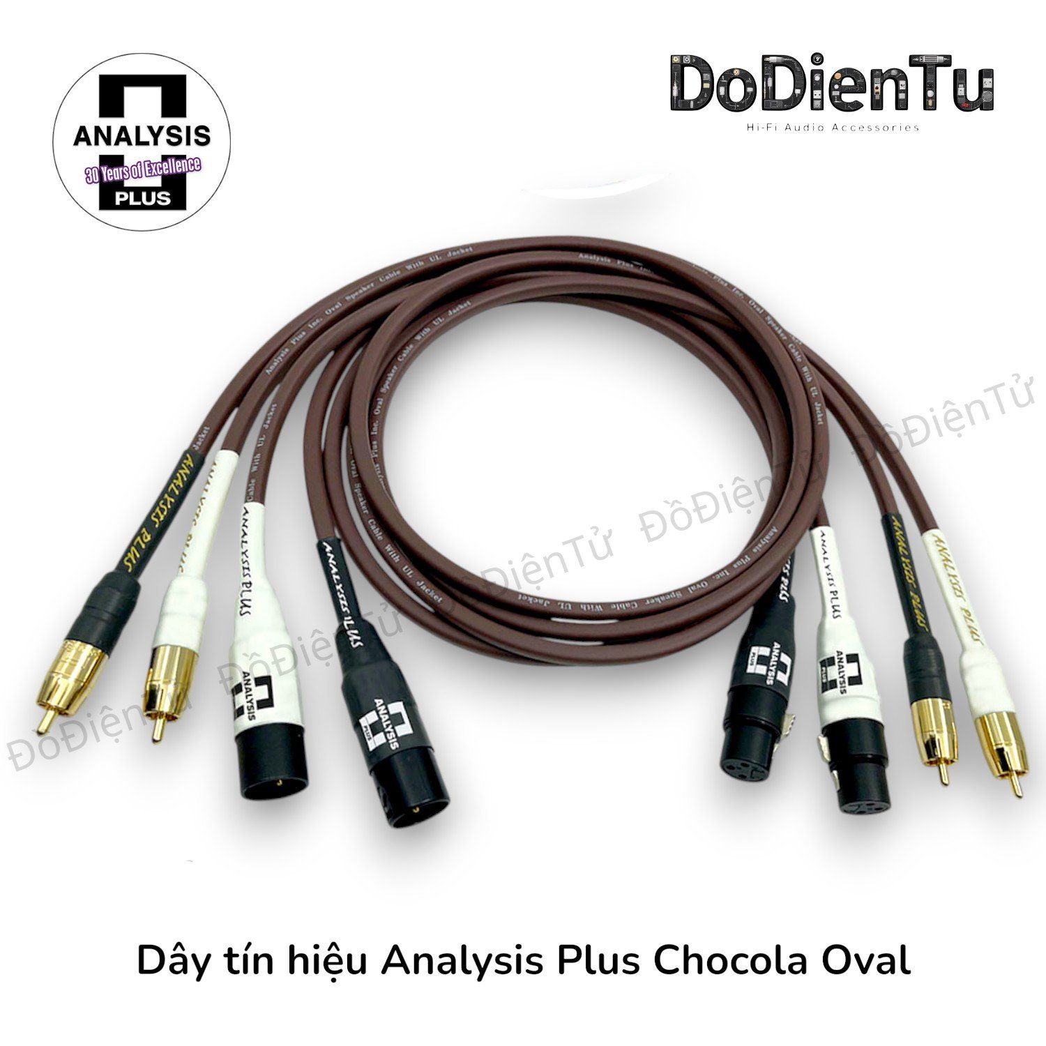 Analysis Plus Chocolate Oval  - XLR Balanced