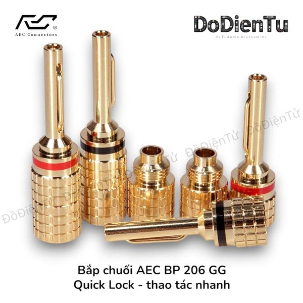 Bắp Chuối AEC BP 206 - Quick Lock - Made in Taiwan | Đồ Điện Tử