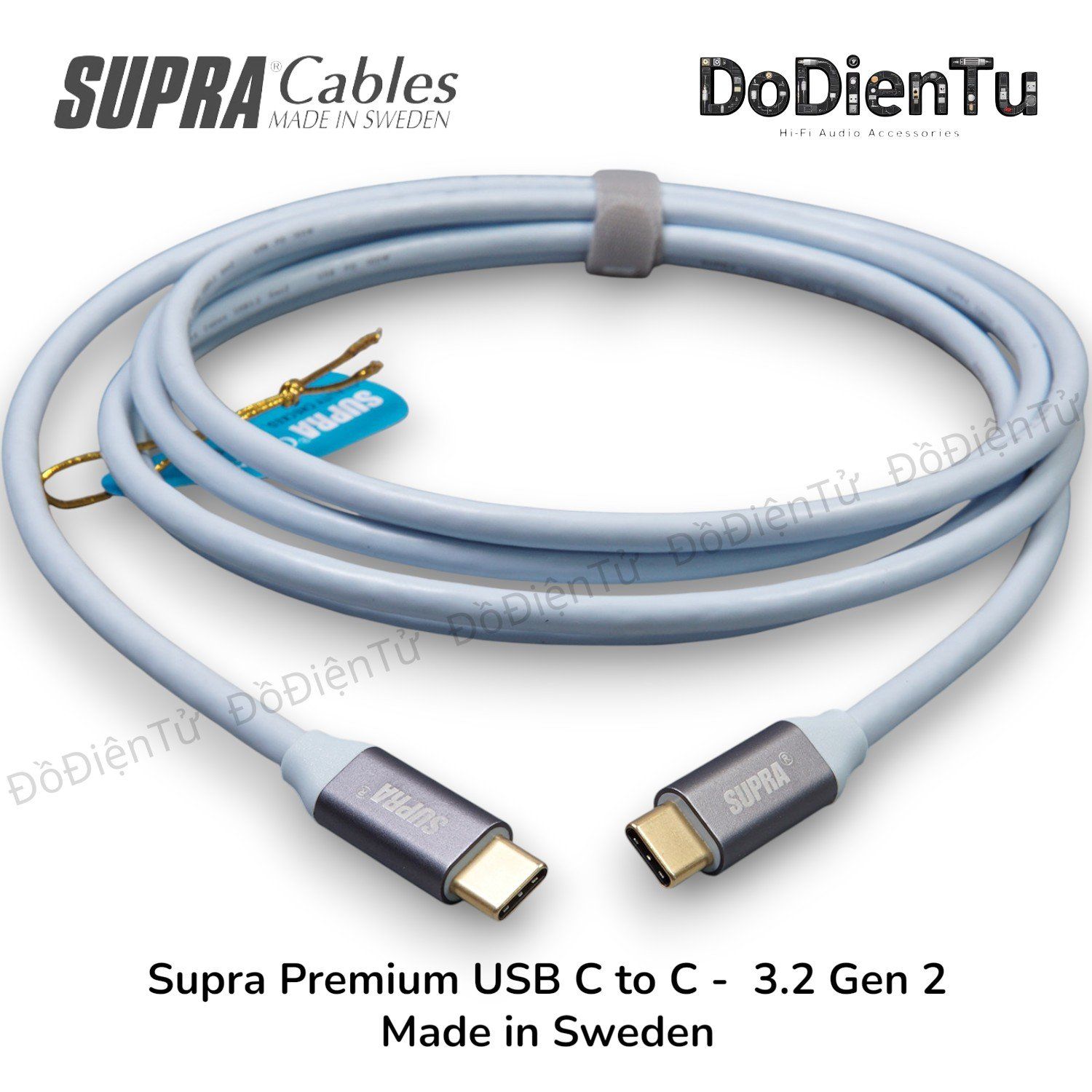 Cáp USB Supra C to C 3.2 Gen 2