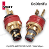 Cọc RCA WBT 0210 Cu MS / Hộp 50 pcs
