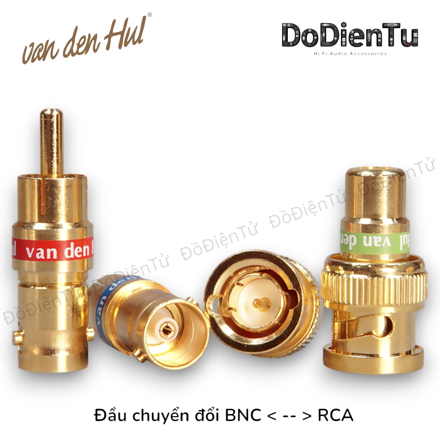 Đầu chuyển van den Hul BNC - RCA adapter
