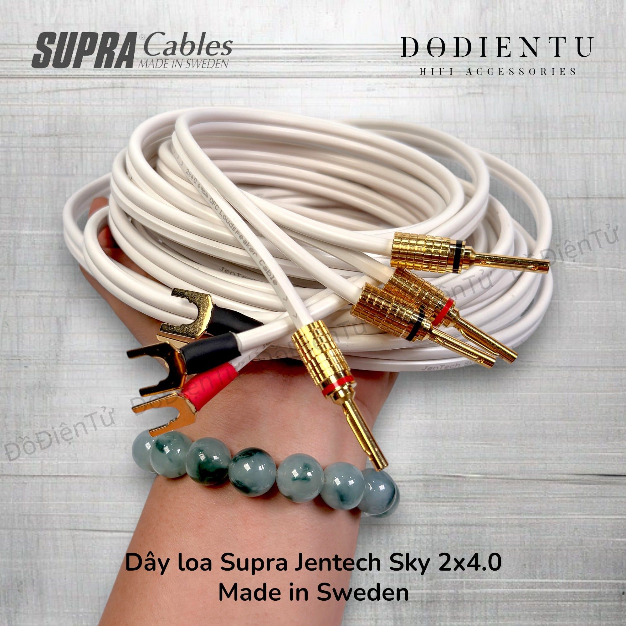 Dây loa Supra JenTech Sky 2 x 4.0 mm2