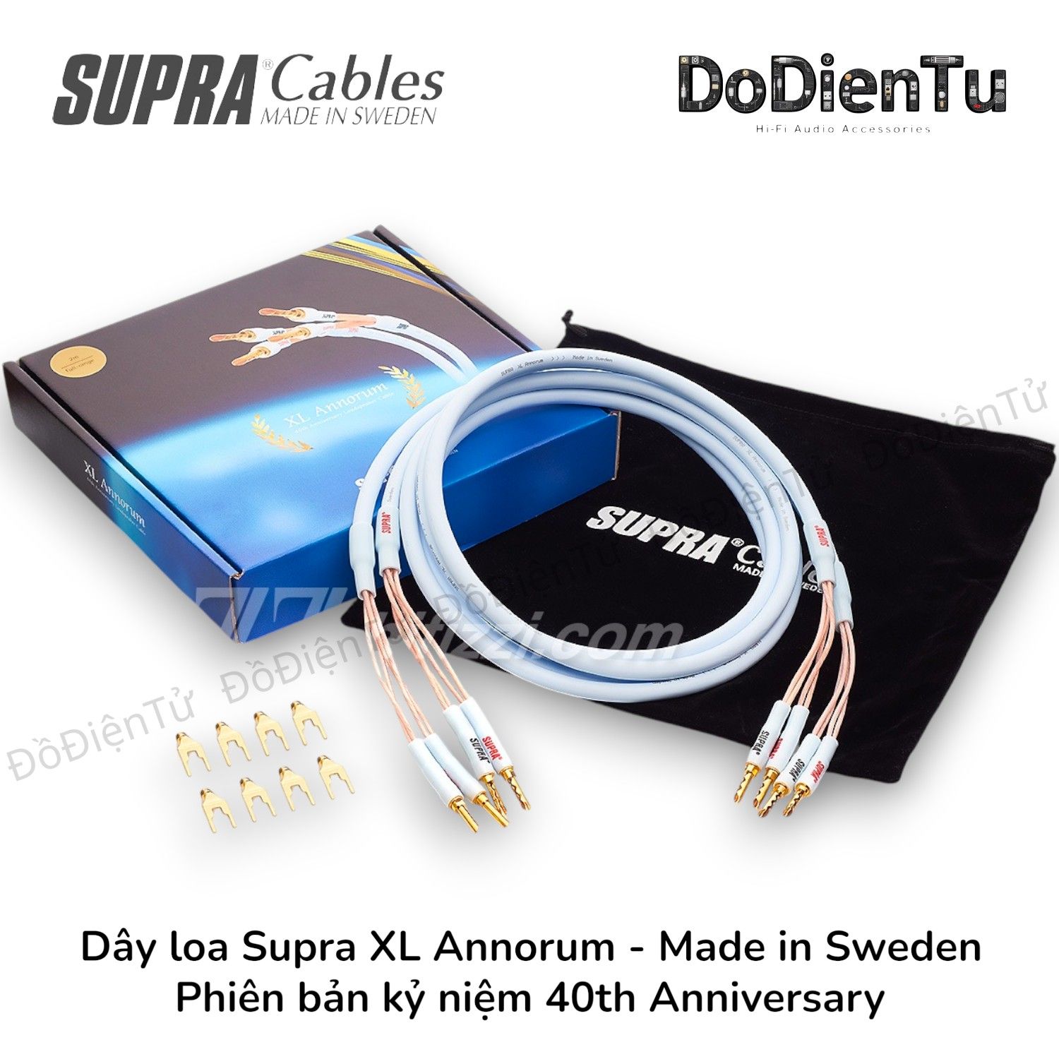 Dây loa Supra XL Annorum - kỷ niệm 40th Anniversary [ Hộp ]