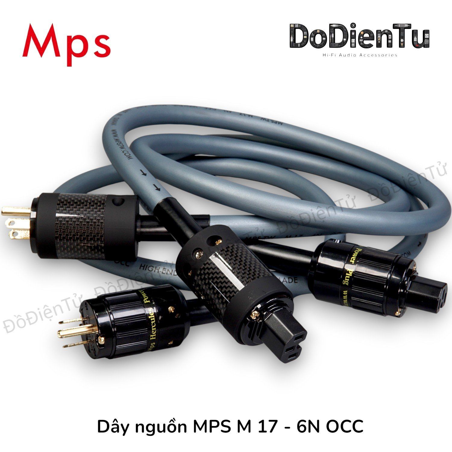 Dây nguồn MPS M 17 - 6N OCC jack MPS [ DIY ]