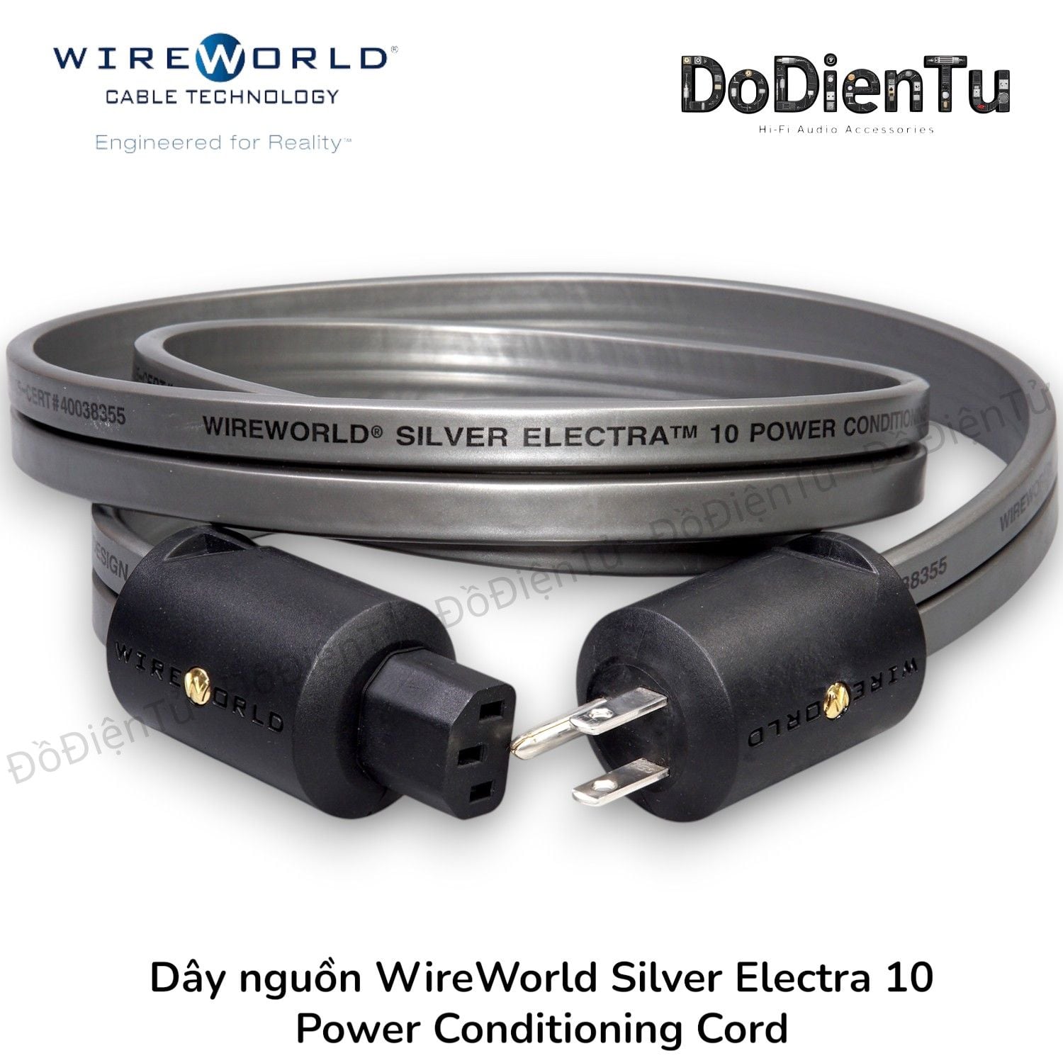 Dây nguồn WireWorld Silver Electra 10 Power Conditioning Cord