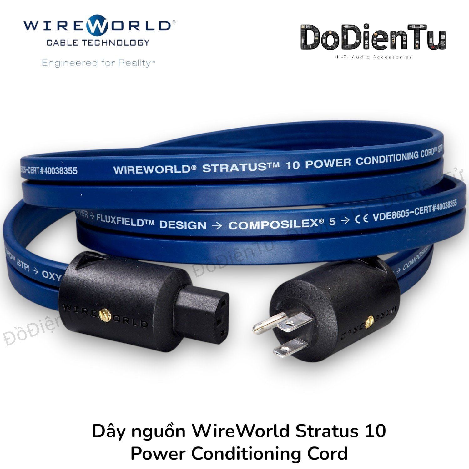 Dây nguồn WireWorld Stratus 10 Power Conditioning Cord