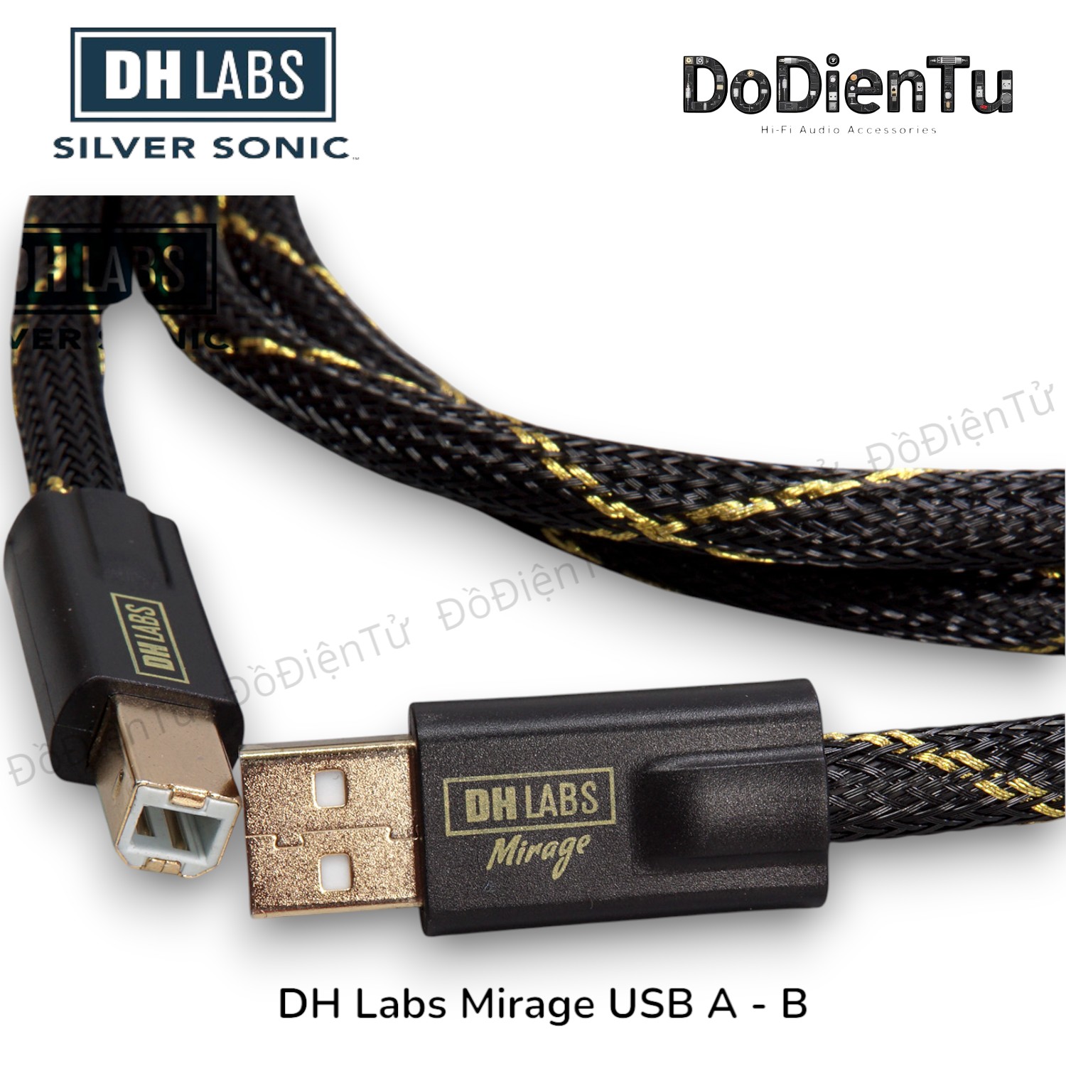 D.H. LABS MIRAGE オーディオUSB ケーブル1m Mirage USB - Digital Cables - DH Labs Silver Sonic