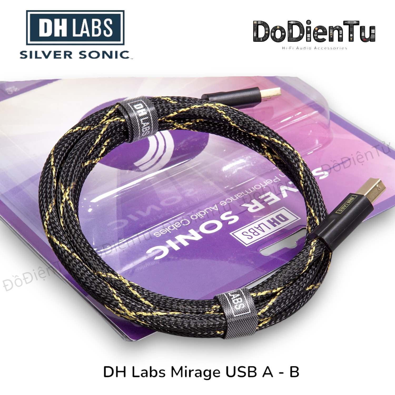 D.H. LABS MIRAGE オーディオUSB ケーブル1m Mirage USB - Digital Cables - DH Labs Silver Sonic
