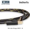 DH Labs Mirage USB Cable C to B 1M5