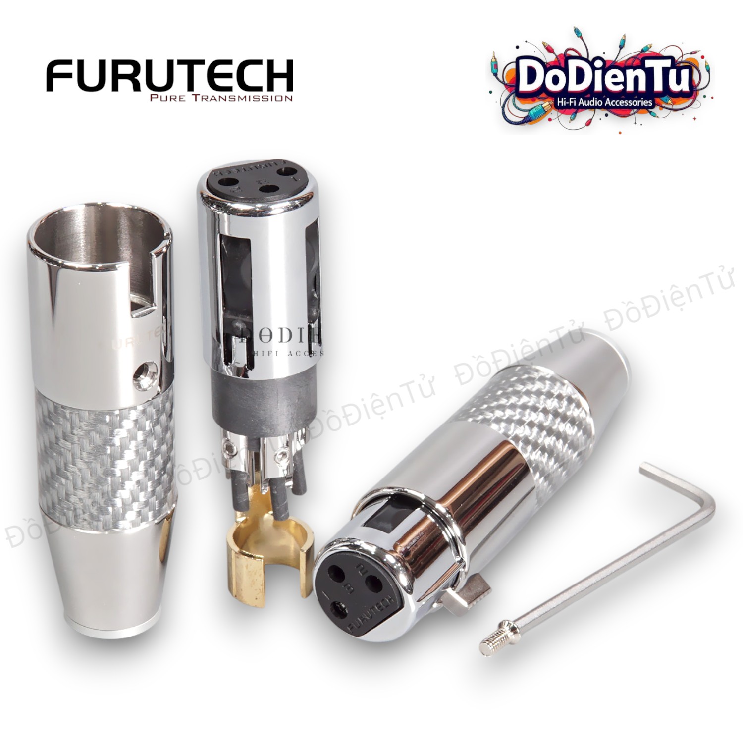 FURUTECH フルテック FP-602F(R) XLRプラグ 2個セット FURUTECH フルテック FP-602F(R) XLRプラグ 2個セット 【公式通販】