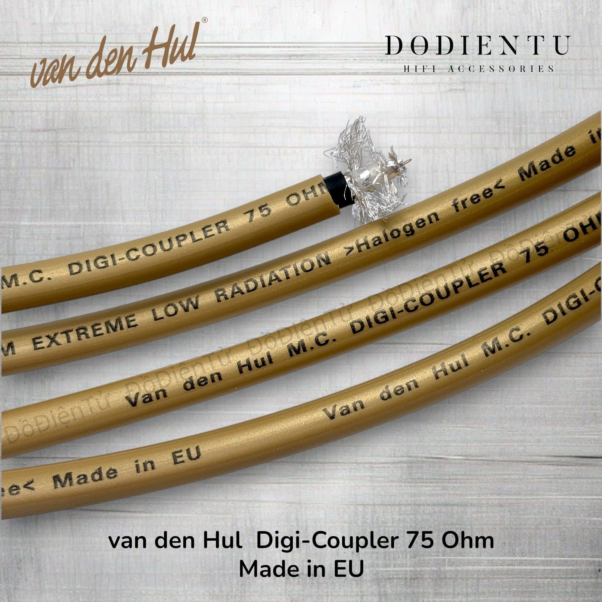 Van Den Hul - The Digi-Coupler RCA 75 Ohm / Cắt mét