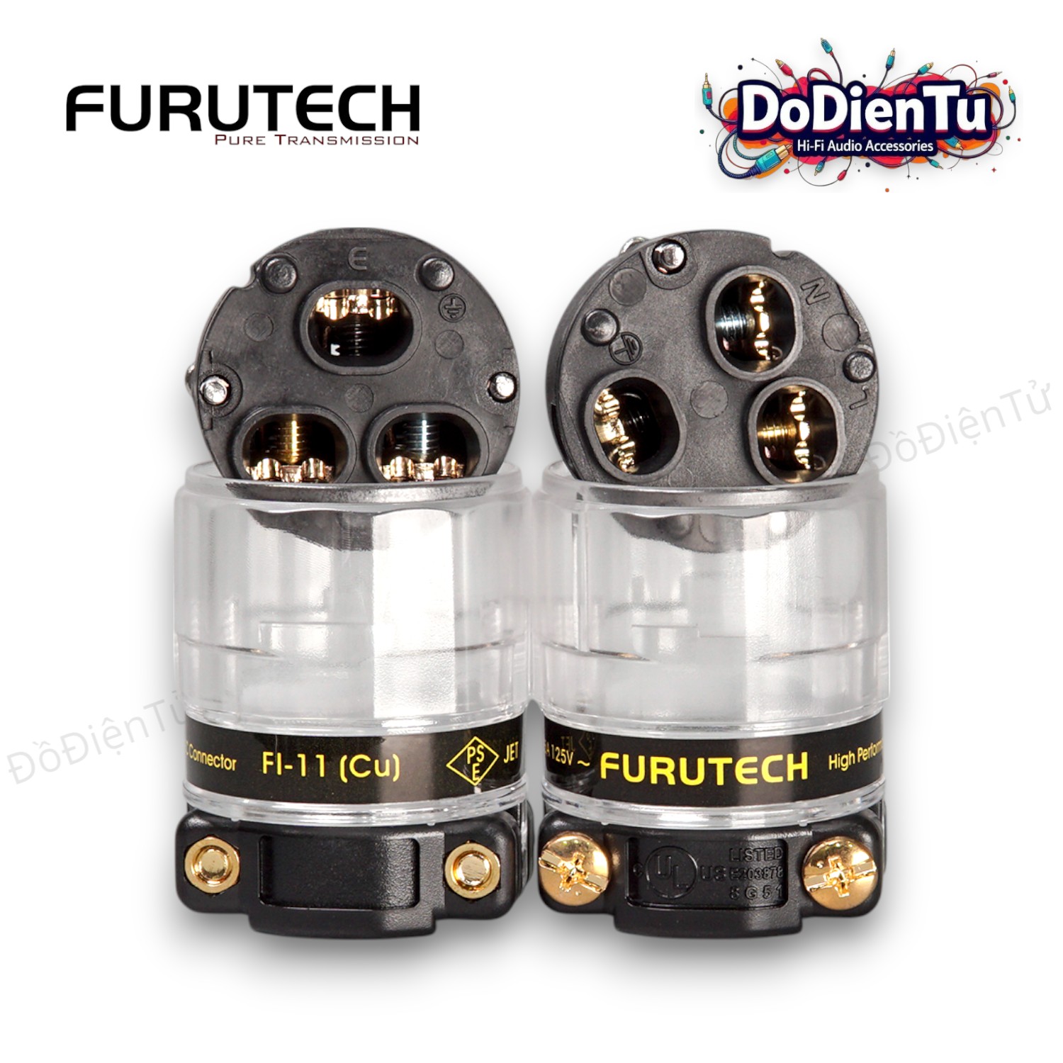 Phích cắm điện Furutech Fi 11 (Cu) - Fi 11 M (Cu) | Đồ Điện Tử