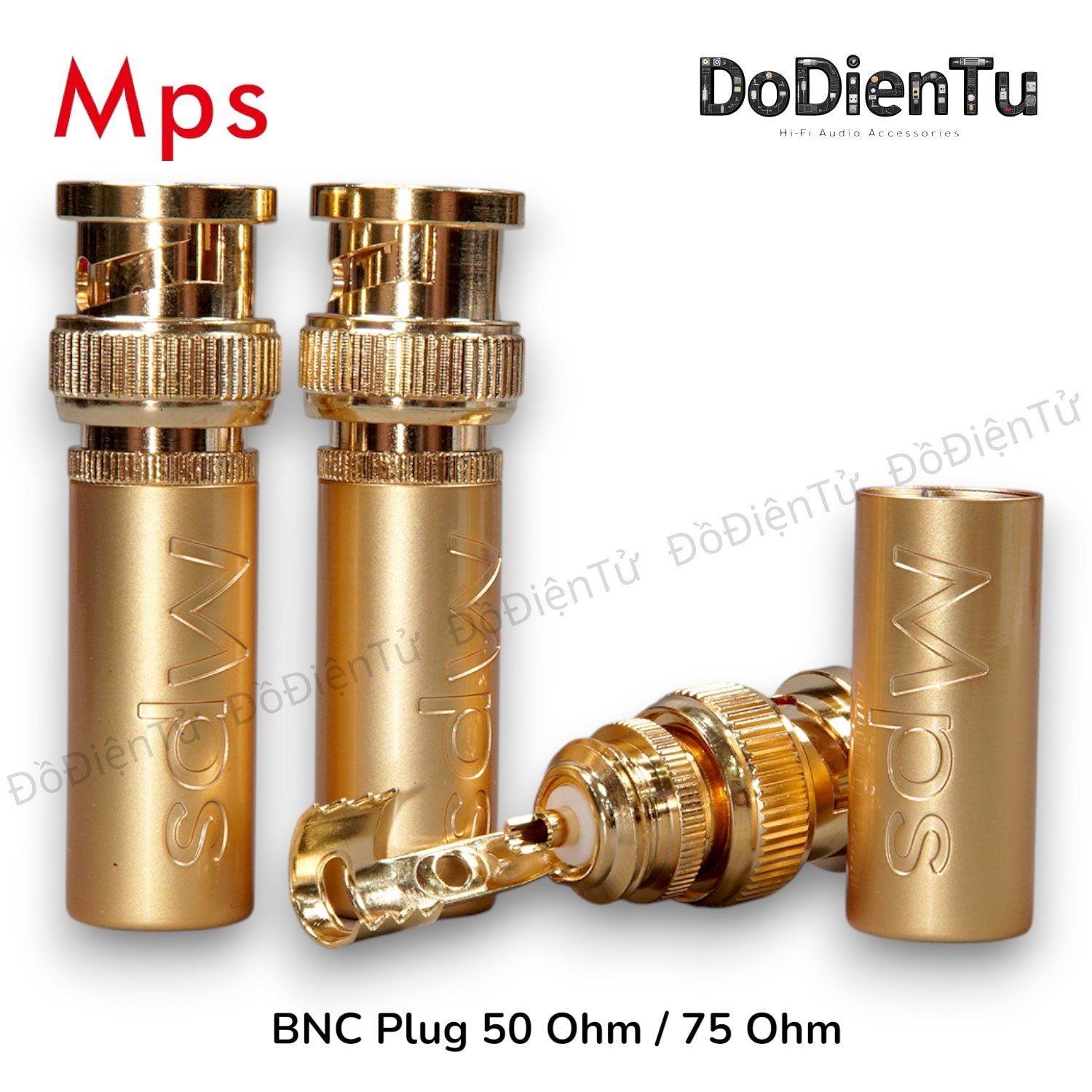 MPS BNC Plug 50 Ohm / 75 Ohm [ Ø8mm ]