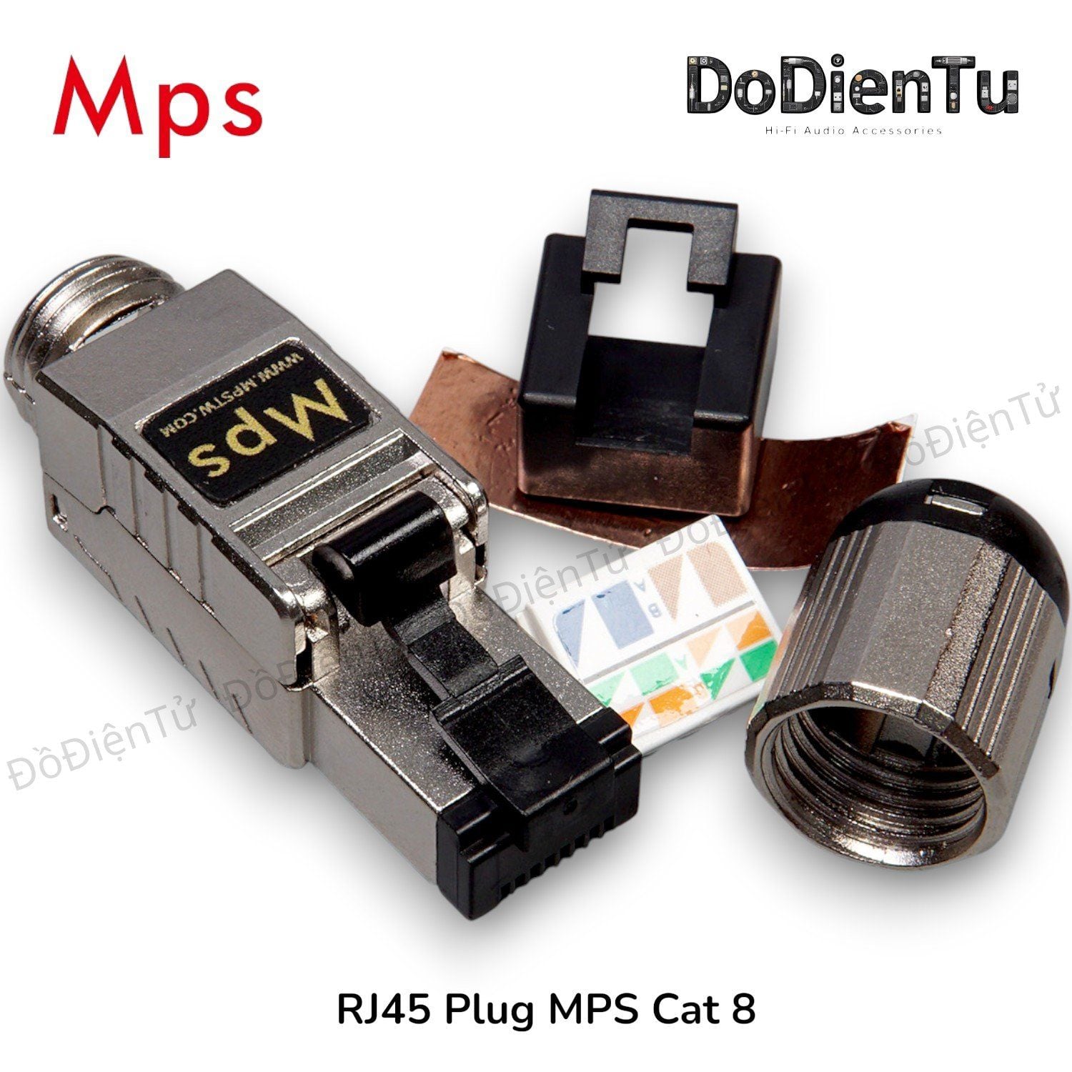Đầu cáp mạng RJ45 MPS Cat 8