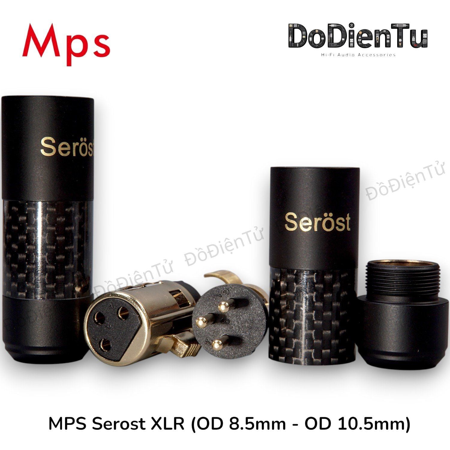 MPS Serost - XLR Plugs ⌀8.5 / ⌀10.5