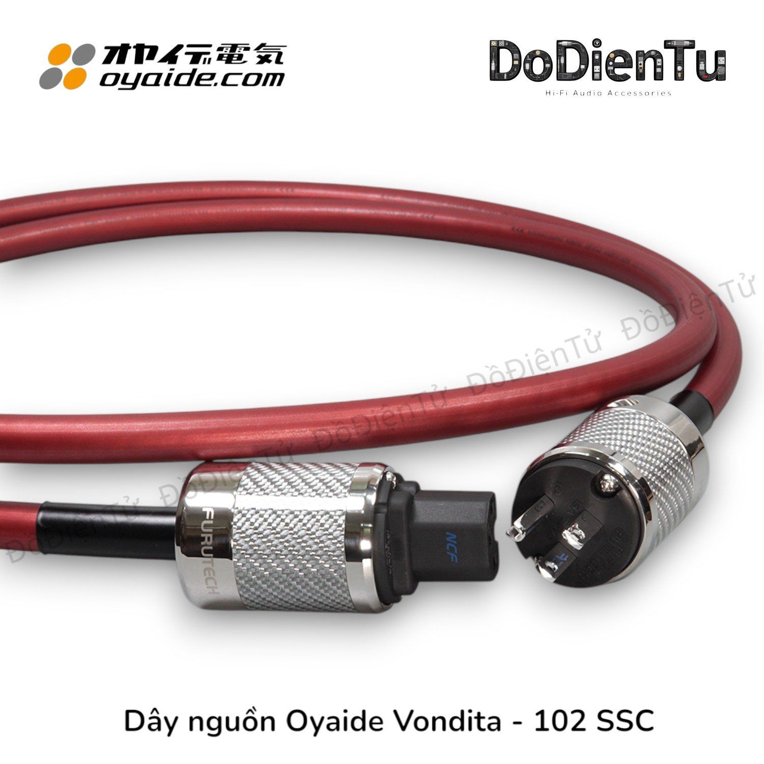 Dây nguồn Oyaide Vondita - 102SSC Special Stranded [ DIY ]