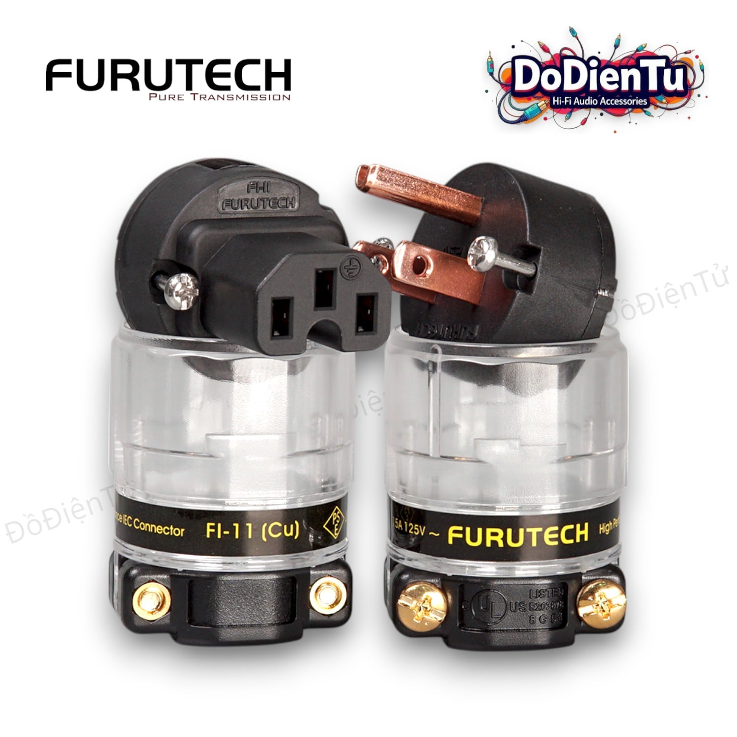Phích cắm điện Furutech Fi 11 (Cu) - Fi 11 M (Cu) | Đồ Điện Tử