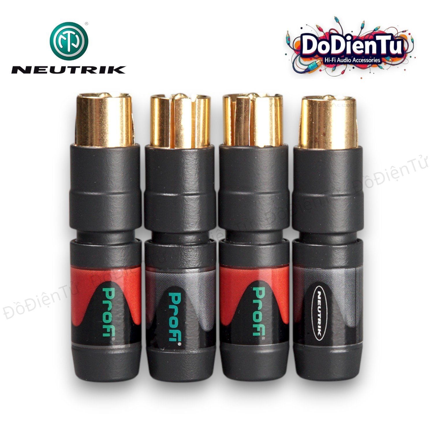 RCA Plug Neutrik NF2C-B/2 Profi Professional