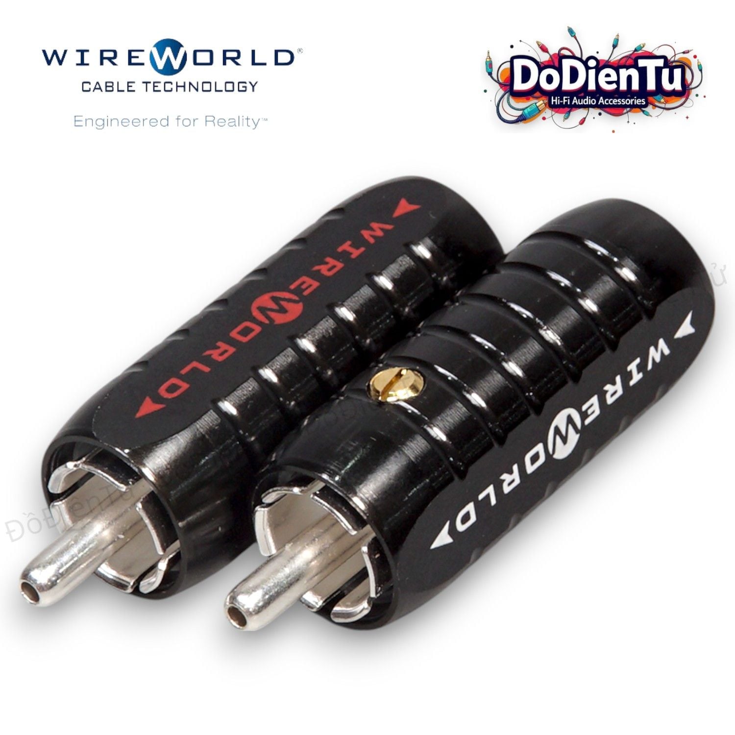 Rca Plug WireWorld Silver Tube  – ⌀ 11mm