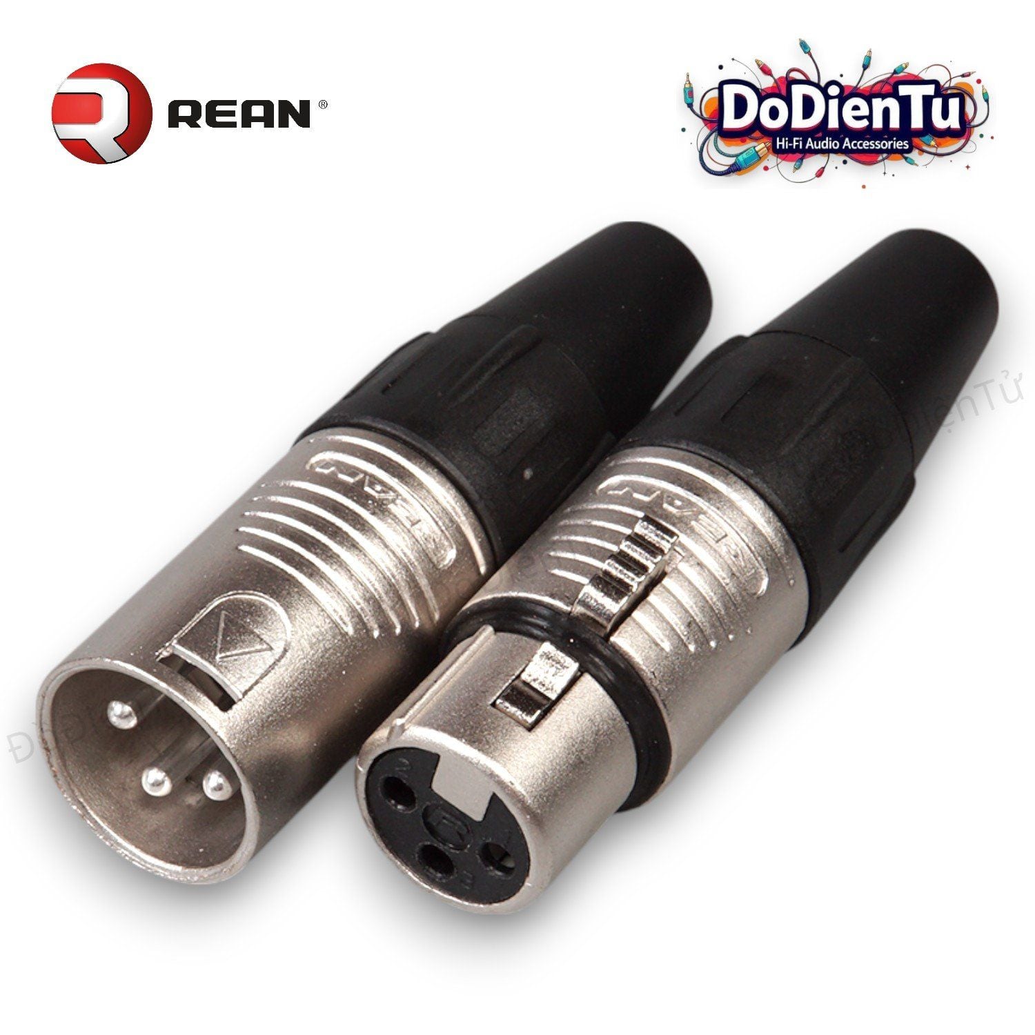 Rean XLR Plugs NC3M - NC3F
