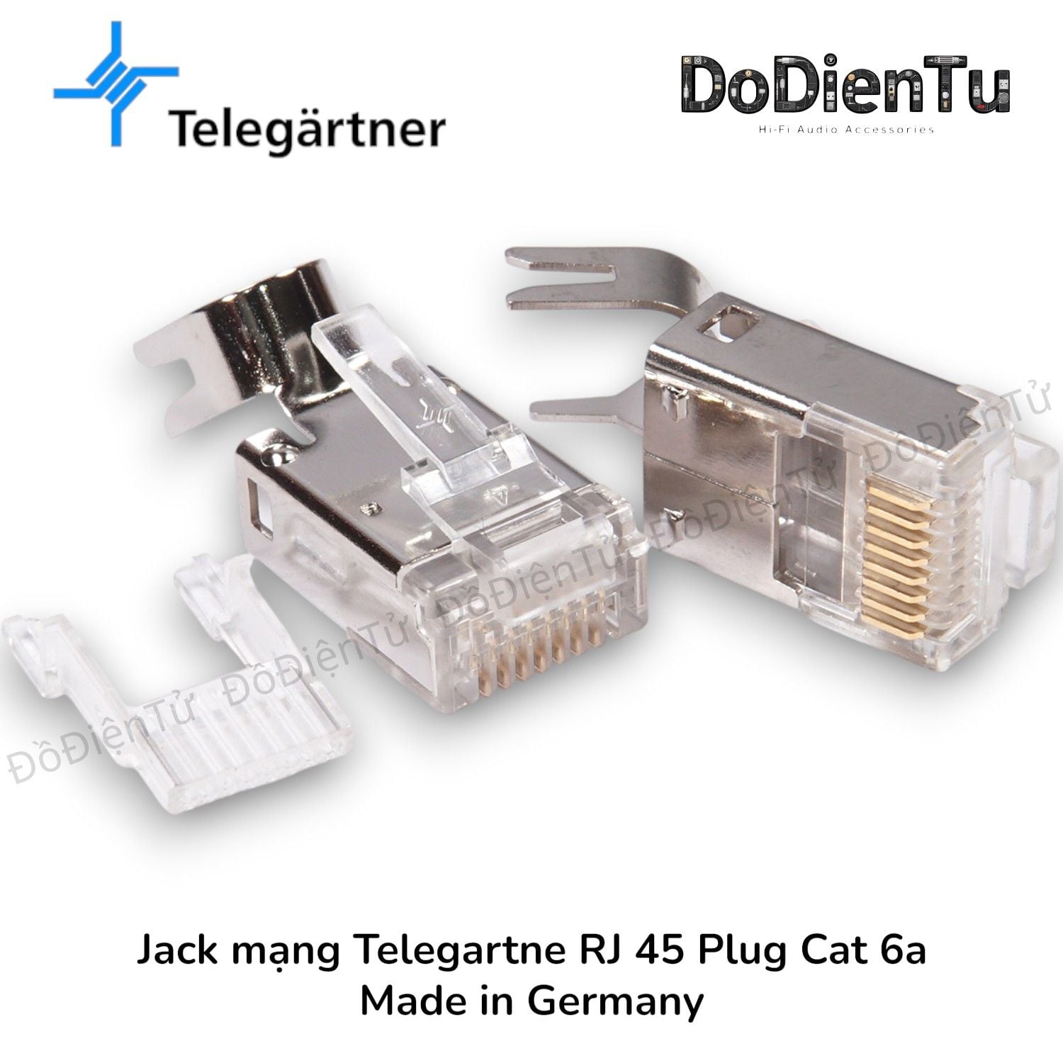 Đầu cáp mạng RJ45 Plug Telegartne Cat 6