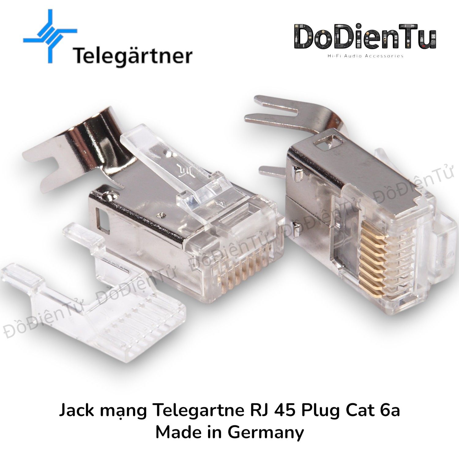 Đầu cáp mạng RJ45 Plug Telegartne Cat 6 | Đồ Điện Tử