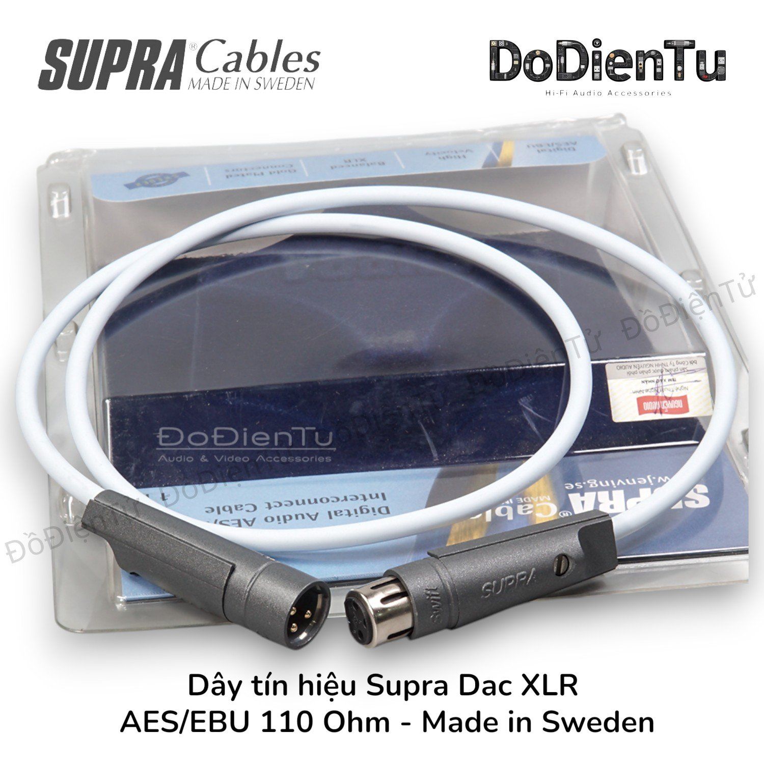 Supra DAC - XLR DIGITAL - AES/EBU Cable [ Hộp ]