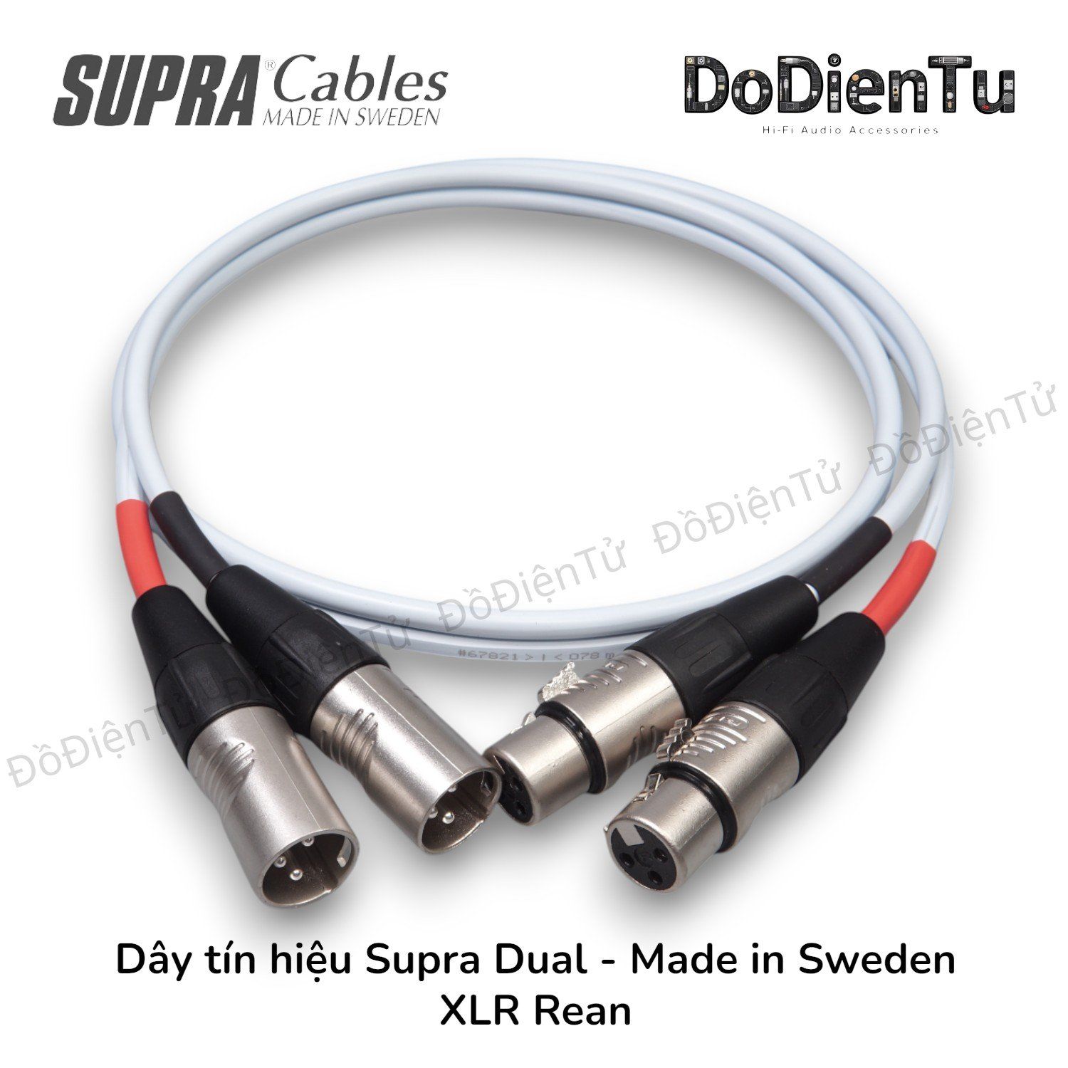 Dây tín hiệu XLR - Supra Dual [ DIY ]
