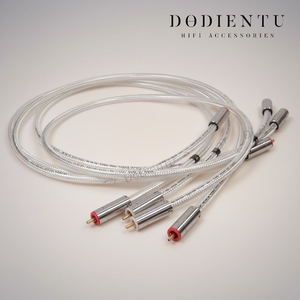 Oyaide FTVS-510 Silver Cable Pure 75Ω 5N Coaxial RCA Digital 0