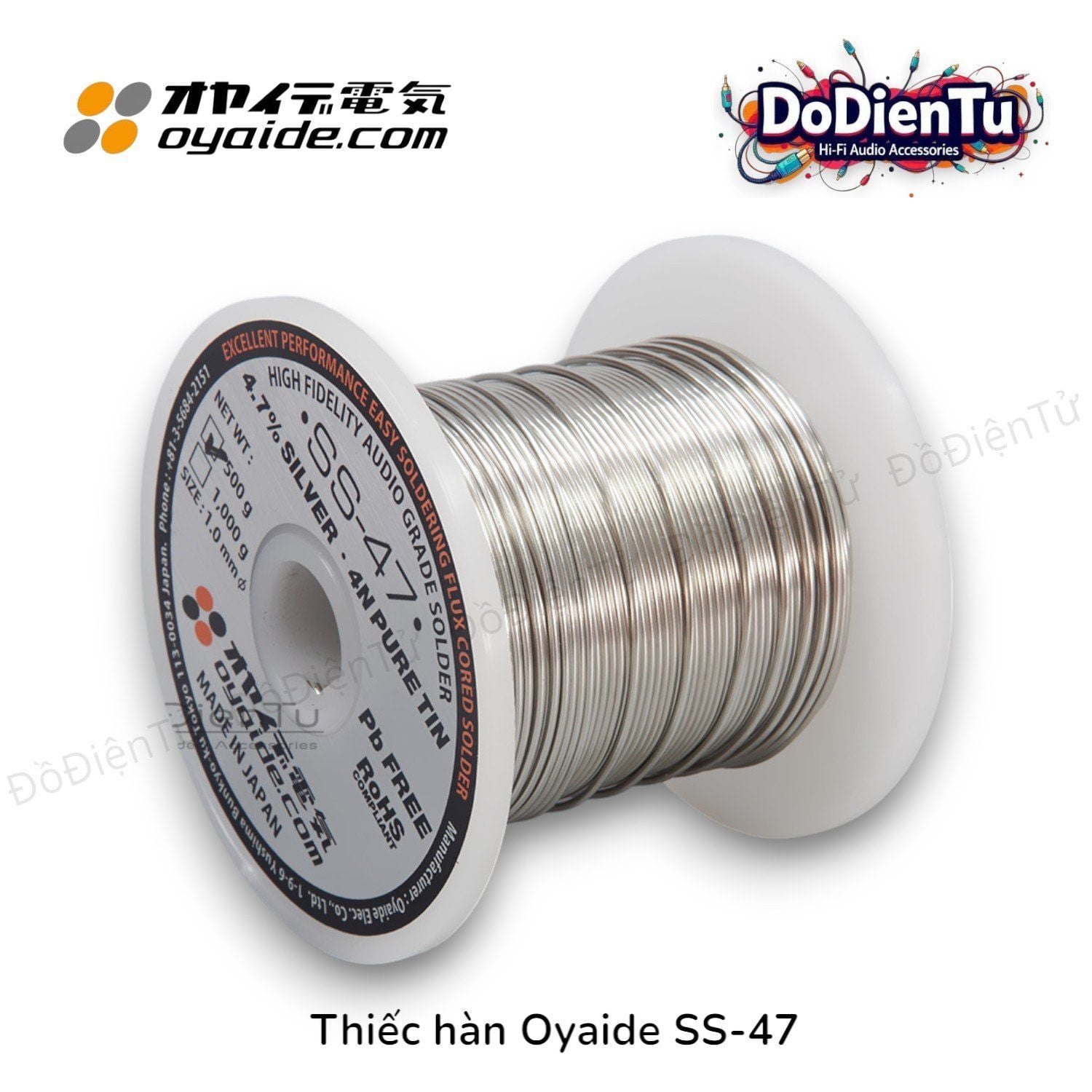 Thiếc hàn Oyaide SS 47 ( Ø 1mm )