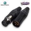 Neutrik NC3MXX-B - NC3FXX-B /XLR Gold Contacts
