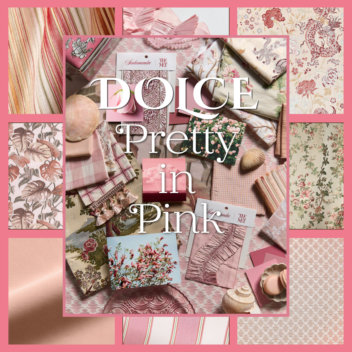  DOLCE PRETTY in PINK bộ sưu tập vải đa chức năng 