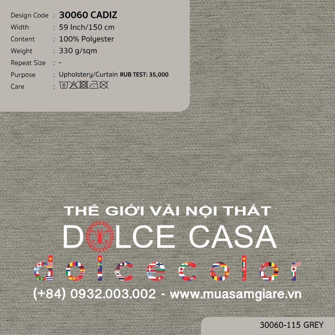  30060 vải đa năng CADIZ 7 màu copyright 2022 
