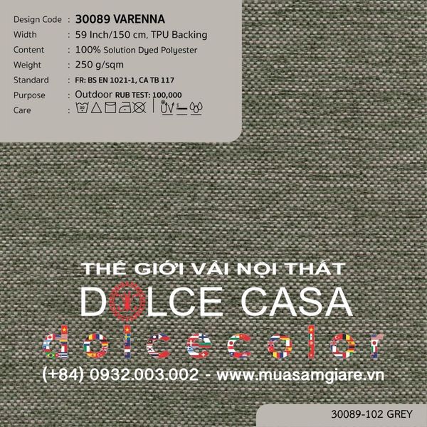 30089 vải ngoài trời VARENNA 2 màu copyright 2024 