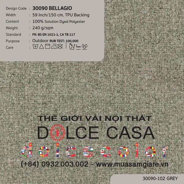  30090 vải ngoài trời BELLAGIO 2 màu copyright 2024 