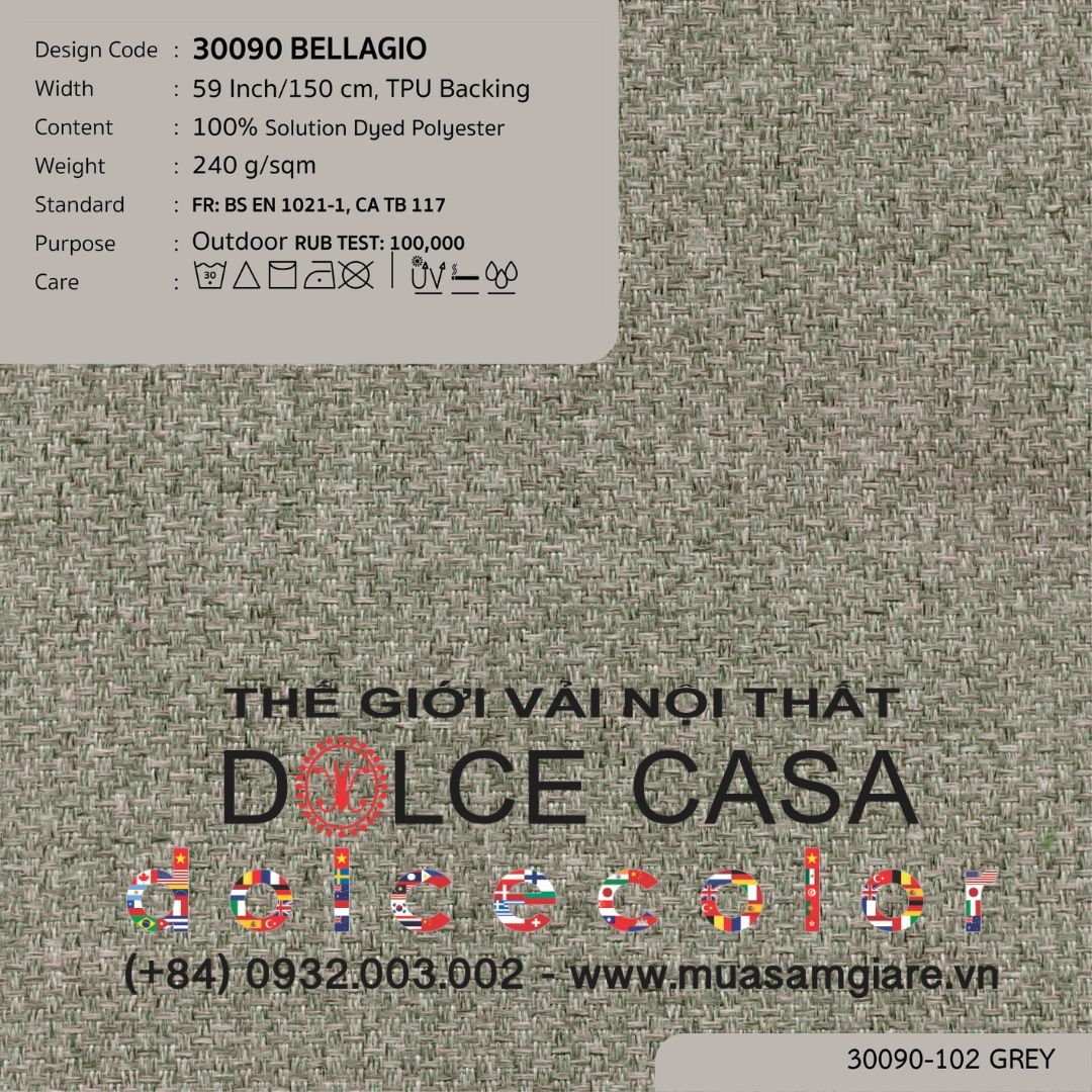  30090 vải ngoài trời BELLAGIO 2 màu copyright 2024 