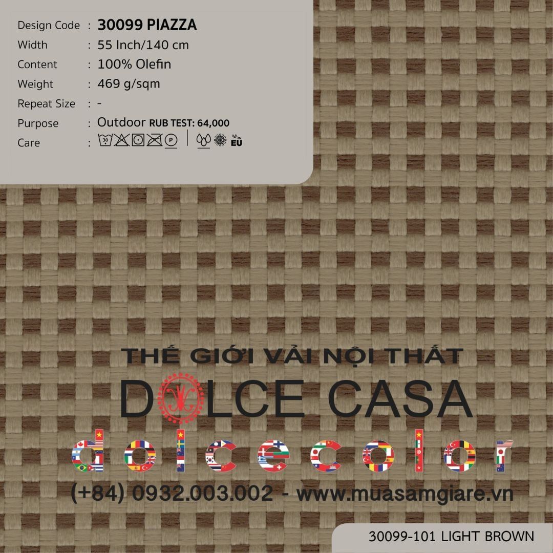  30099 vải ngoài trời PIAZZA 8 màu copyright 2026 