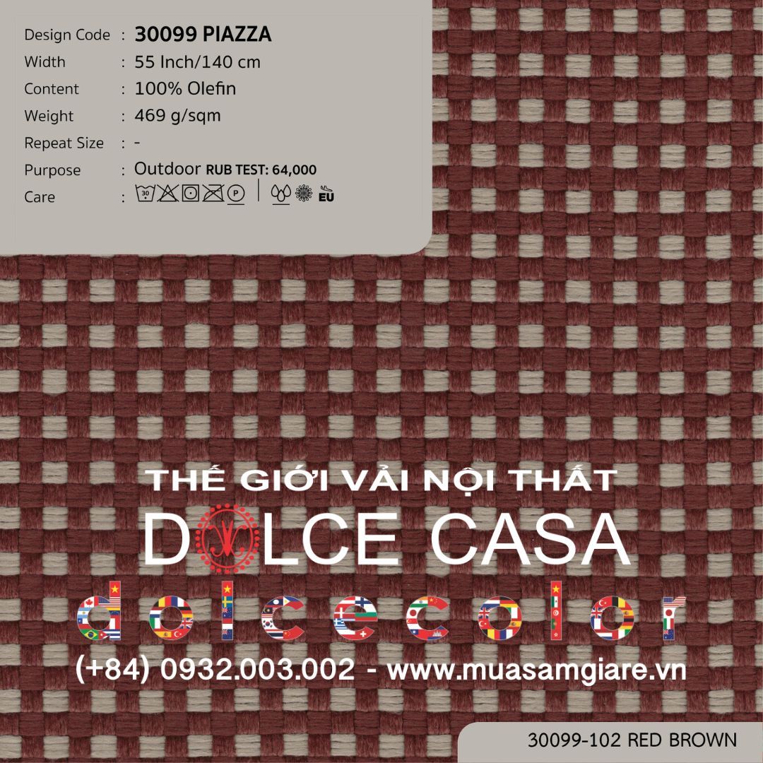  30099 vải ngoài trời PIAZZA 8 màu copyright 2026 