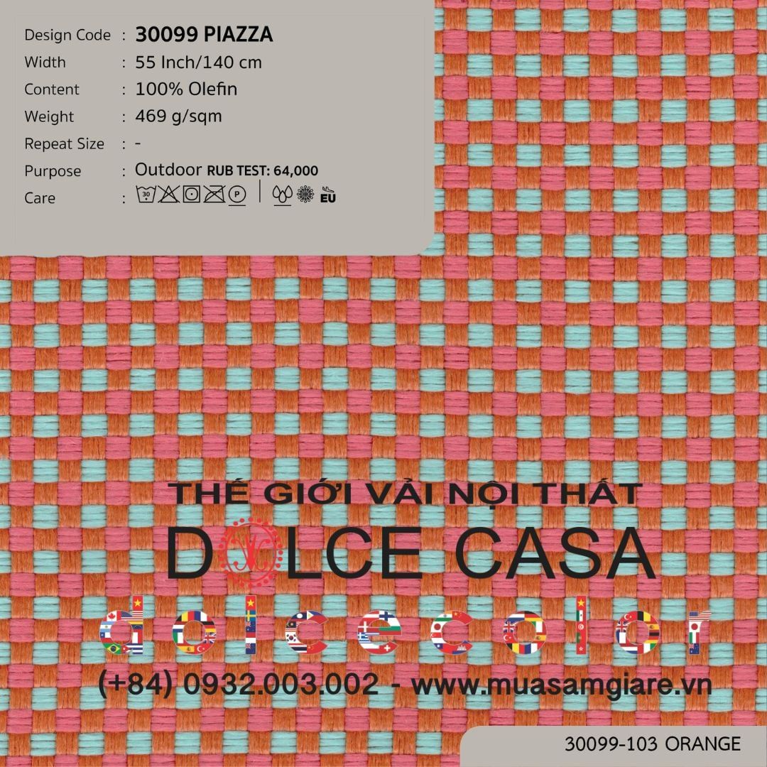  30099 vải ngoài trời PIAZZA 8 màu copyright 2026 